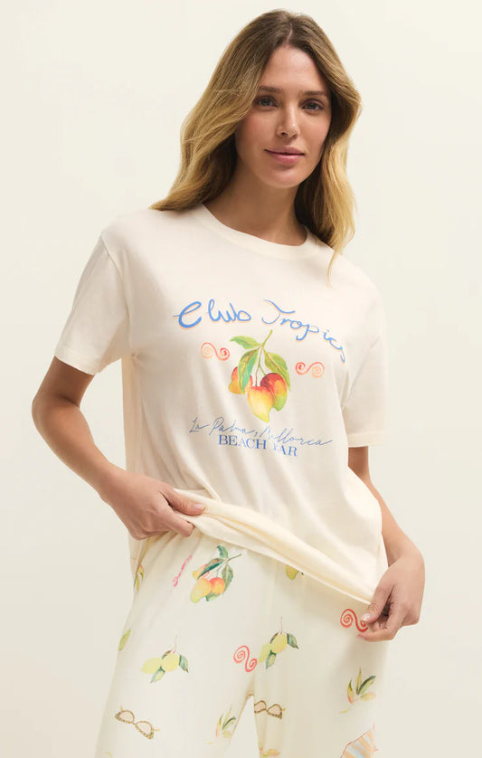 Club Tropics Boyfriend Tee - Vanilla Ice