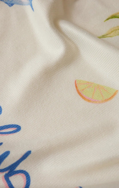 Beach Day PJ Top - Vanilla Ice