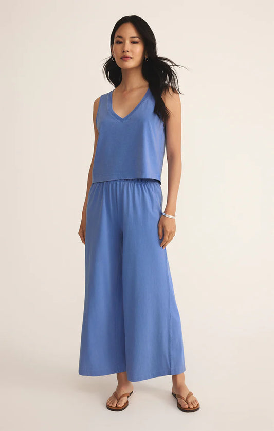 Scout Jersey Flare Pant - Bay Blue - BAY WINDOW