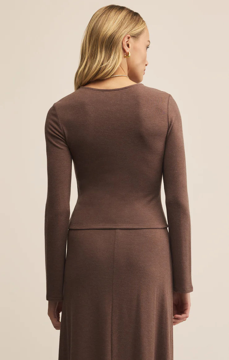 Demure Top - Suede - BAY WINDOW