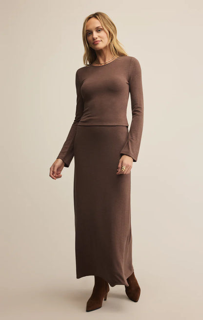 Demure Top - Suede - BAY WINDOW