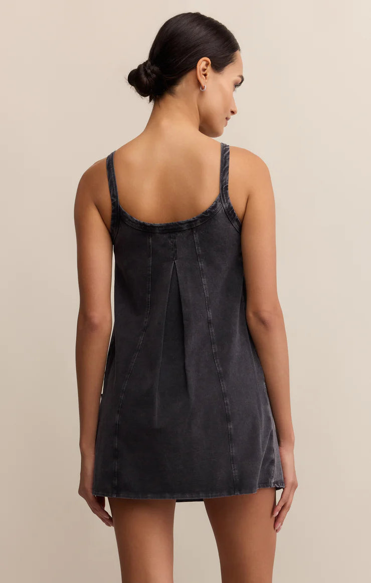 Jet Set Dress - Black Sand - BAY WINDOW