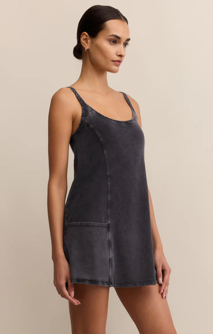 Jet Set Dress - Black Sand - BAY WINDOW