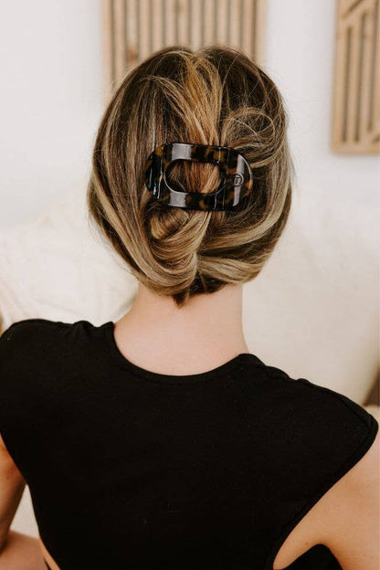 Round Flat Hair Clip | Small