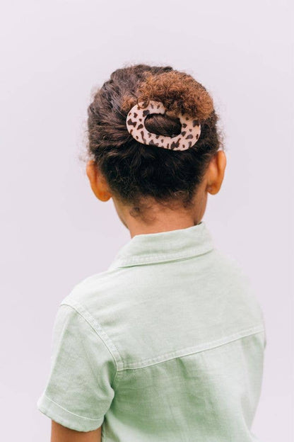 Flat Round Hair Clip - Small