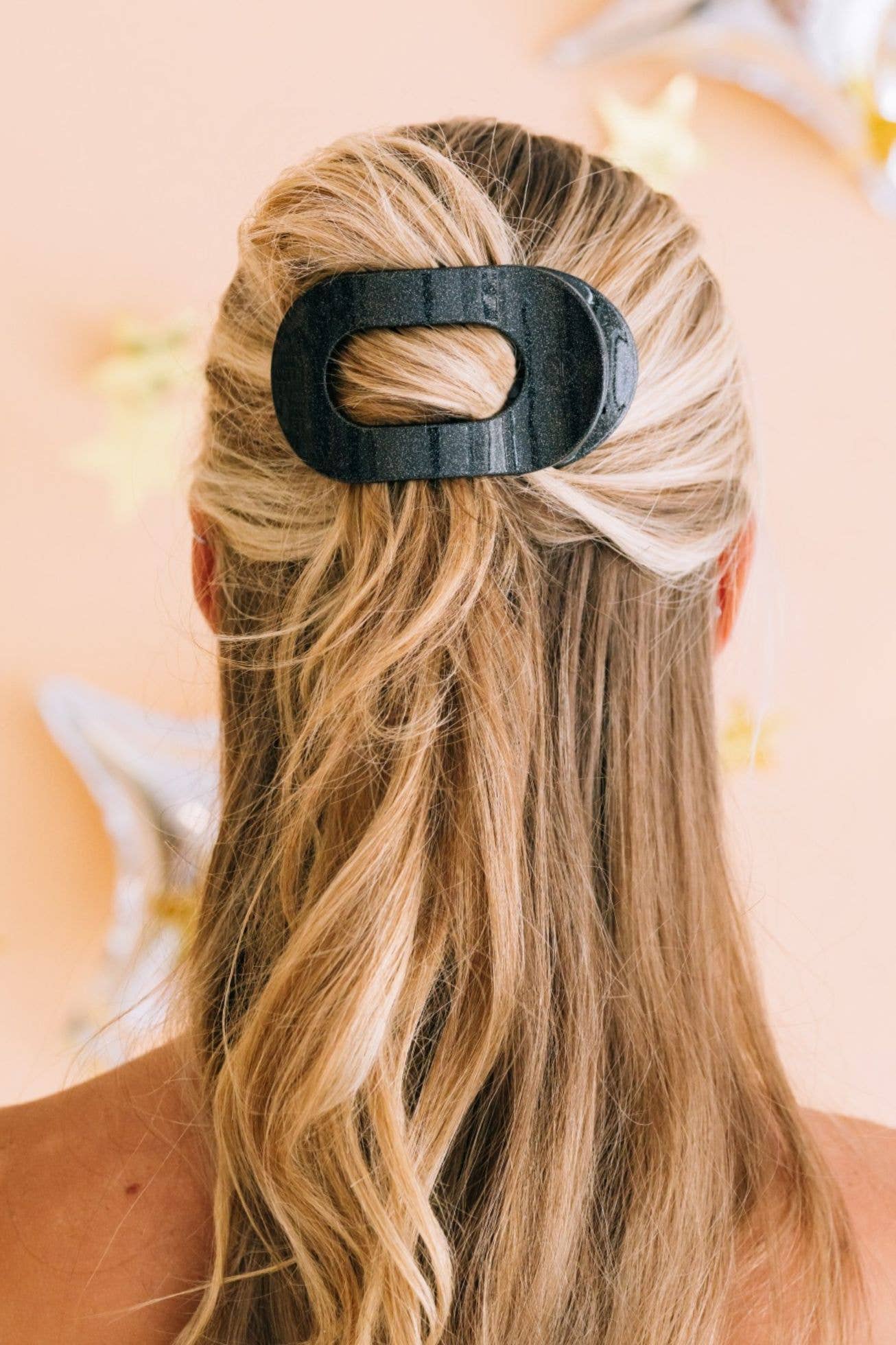 Round Flat Hair Clip | Medium