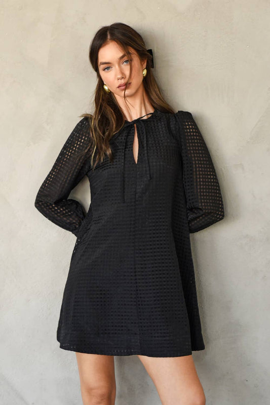 Ashley Seersucker Mini Dress - BAY WINDOW