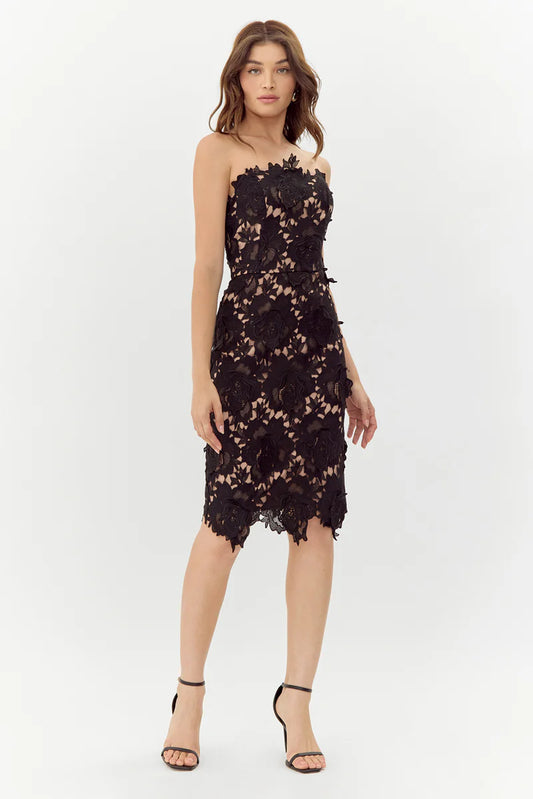 Jade Woven Lace Tube Dress - BAY WINDOW