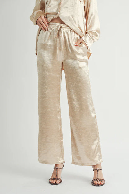 Metallic Pants - BAY WINDOW