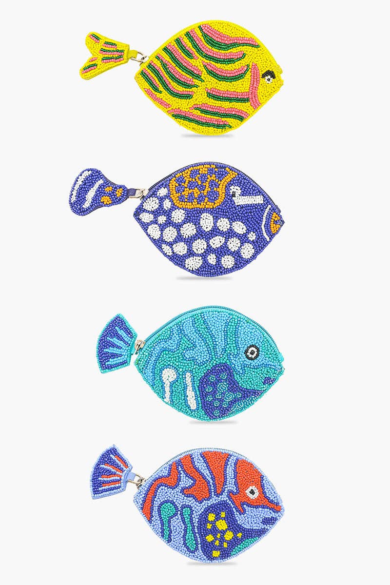 Fish & Fins Mini Coin Pouches - BAY WINDOW