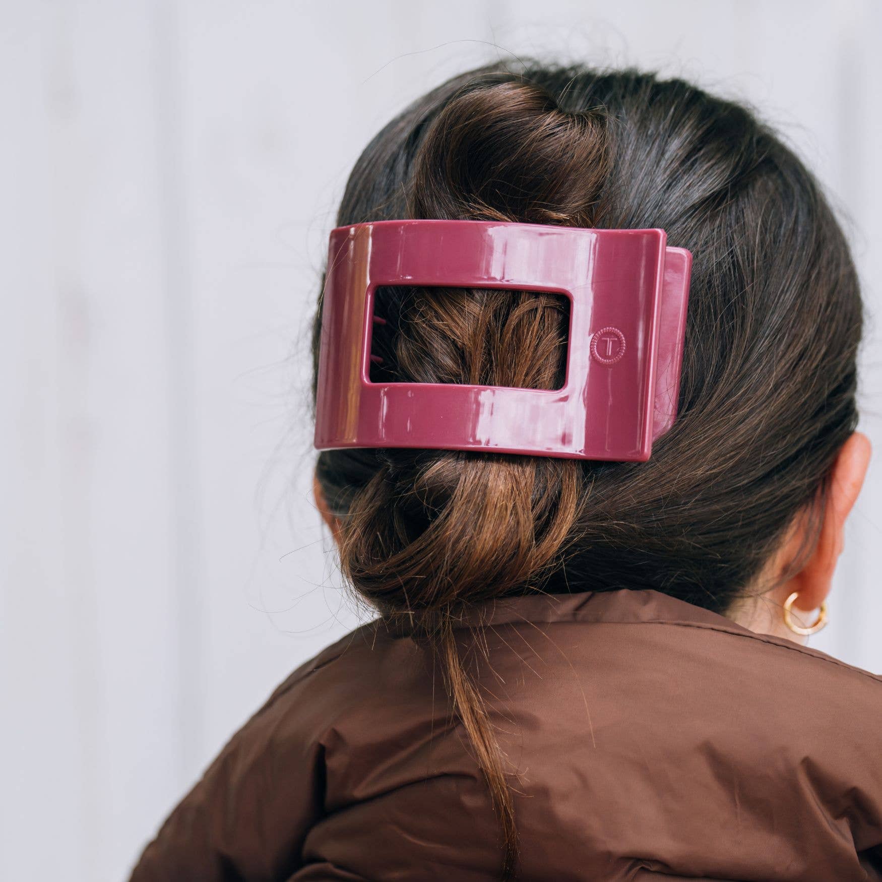 Flat Rectangle Large Hair Clip - BAY WINDOW