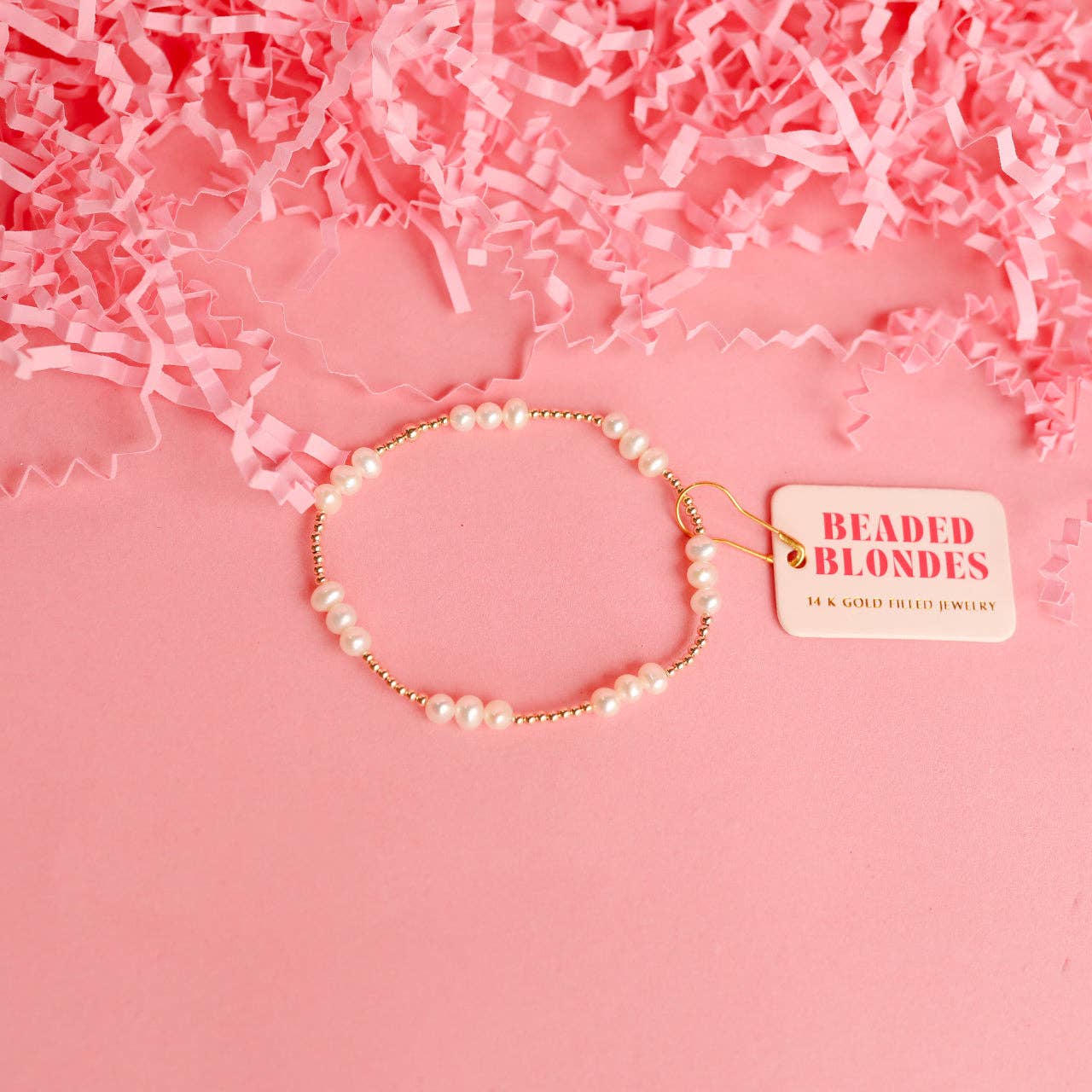 ILY Coastal Pearl Bracelet in Gold - BAY WINDOW