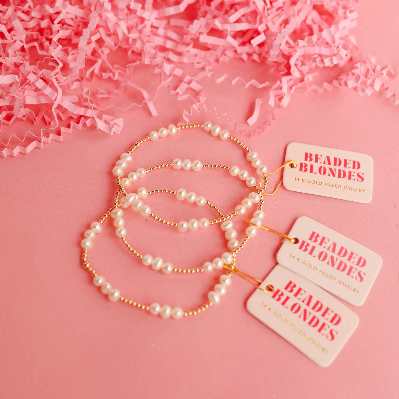 ILY Coastal Pearl Bracelet in Gold - BAY WINDOW