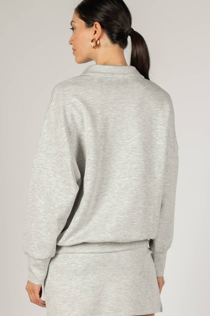 Butter Modal Zip Up Pullover - BAY WINDOW