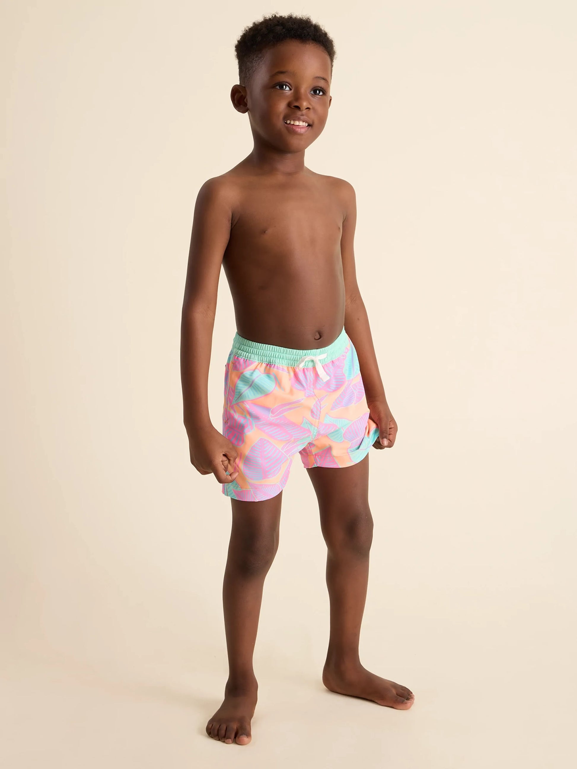 The Posh Palms (Toddler Swim Trunk) - BAY WINDOW