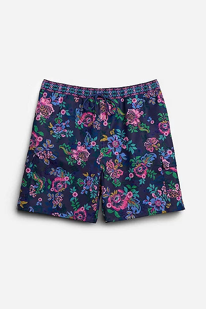 Men's Swim Cargo Trunk - Navy Melia