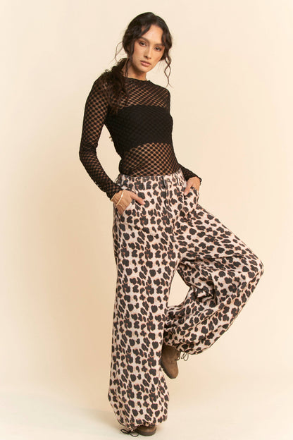Long Sleeve Dot Crispin Lace Layering Mesh Top - BAY WINDOW