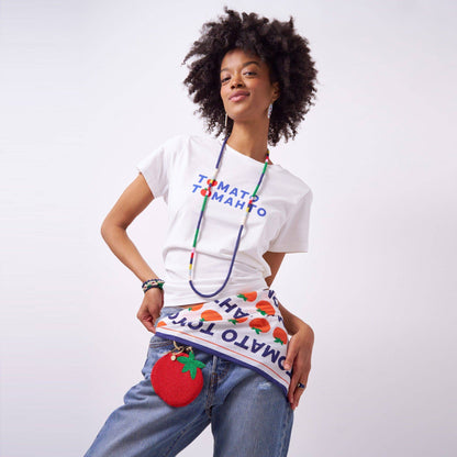 Carson Tomato Tomahto Print Scarf 21x21
