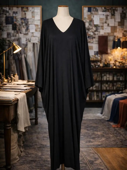 Gracie Caftan - Onyx (One Size)