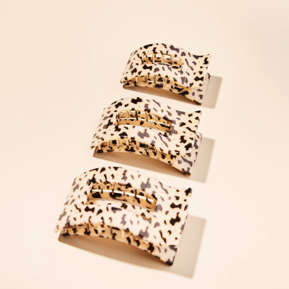 Flat Rectangle Hair Clip - Large
