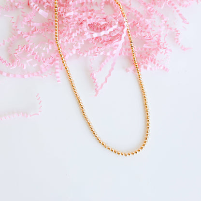 3MM Necklace in Gold