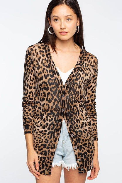 Leopard Cardigan