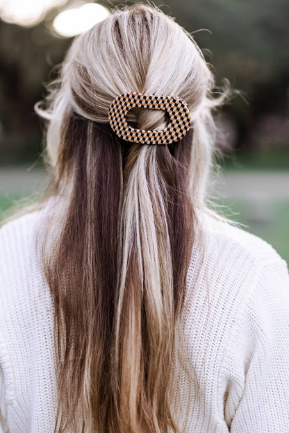 Round Flat Hair Clip | Medium