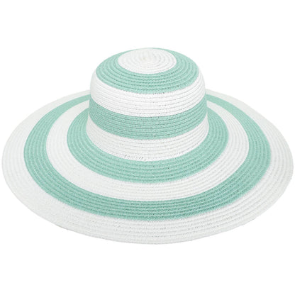 Floppy Oversized Wide Brim Straw Woven Sun Hat - BAY WINDOW