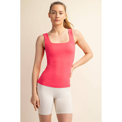 Butter Fabric Square Tank Top