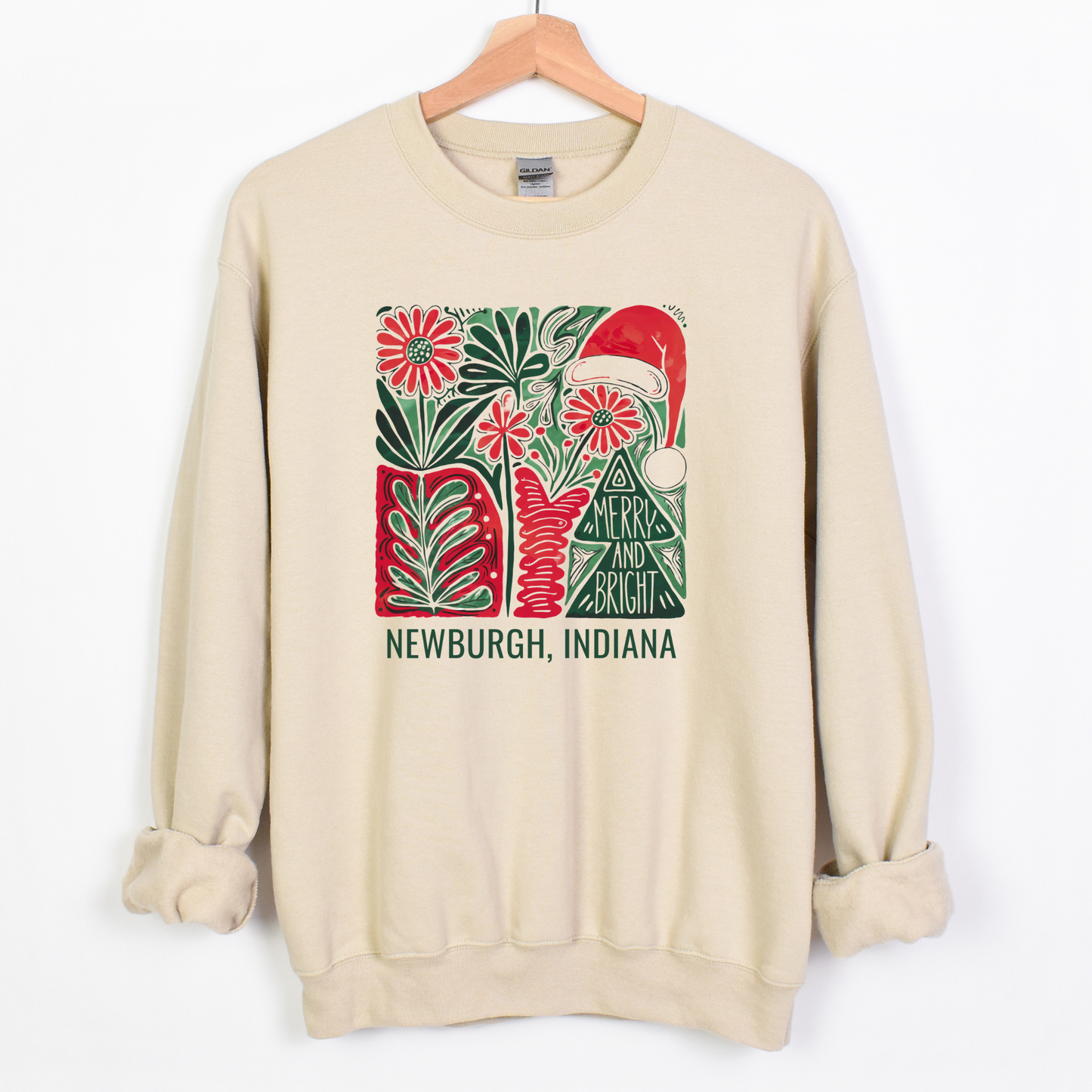 Custom Boho Christmas Graphic Tee/Crewneck