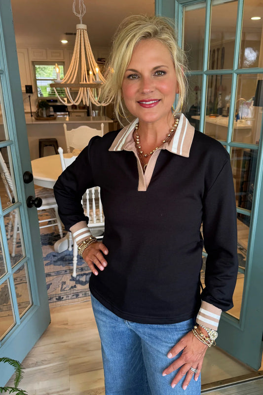 Gabby Top - Black - BAY WINDOW