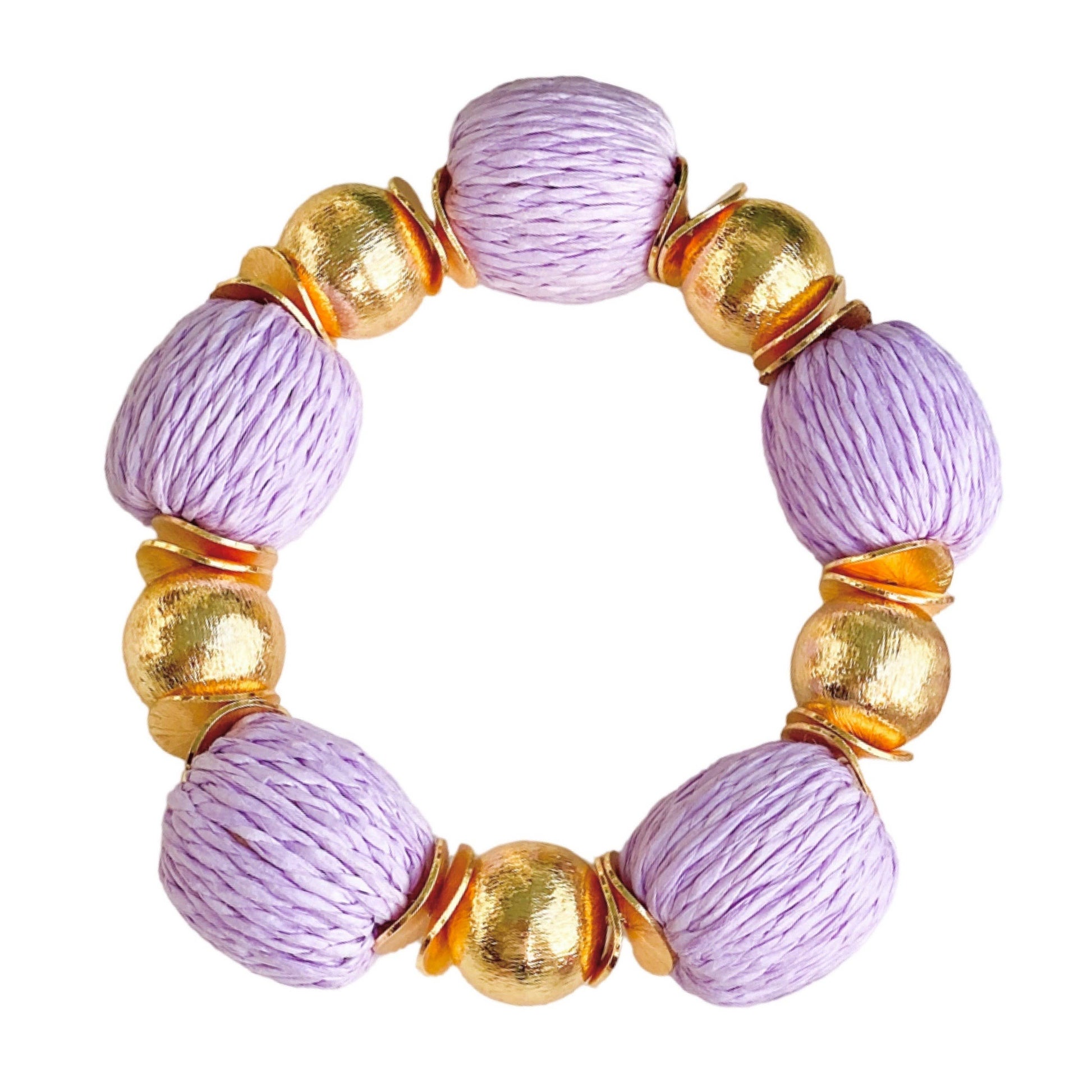 Candace Bracelet  Lilac Raffia | 14mm - BAY WINDOW