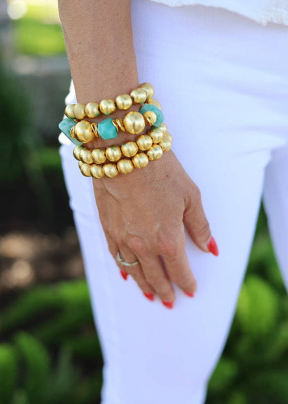 Gold Candace Bracelet | 12mm - BAY WINDOW