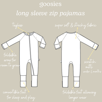 LS Zip Pajamas Collection - BAY WINDOW