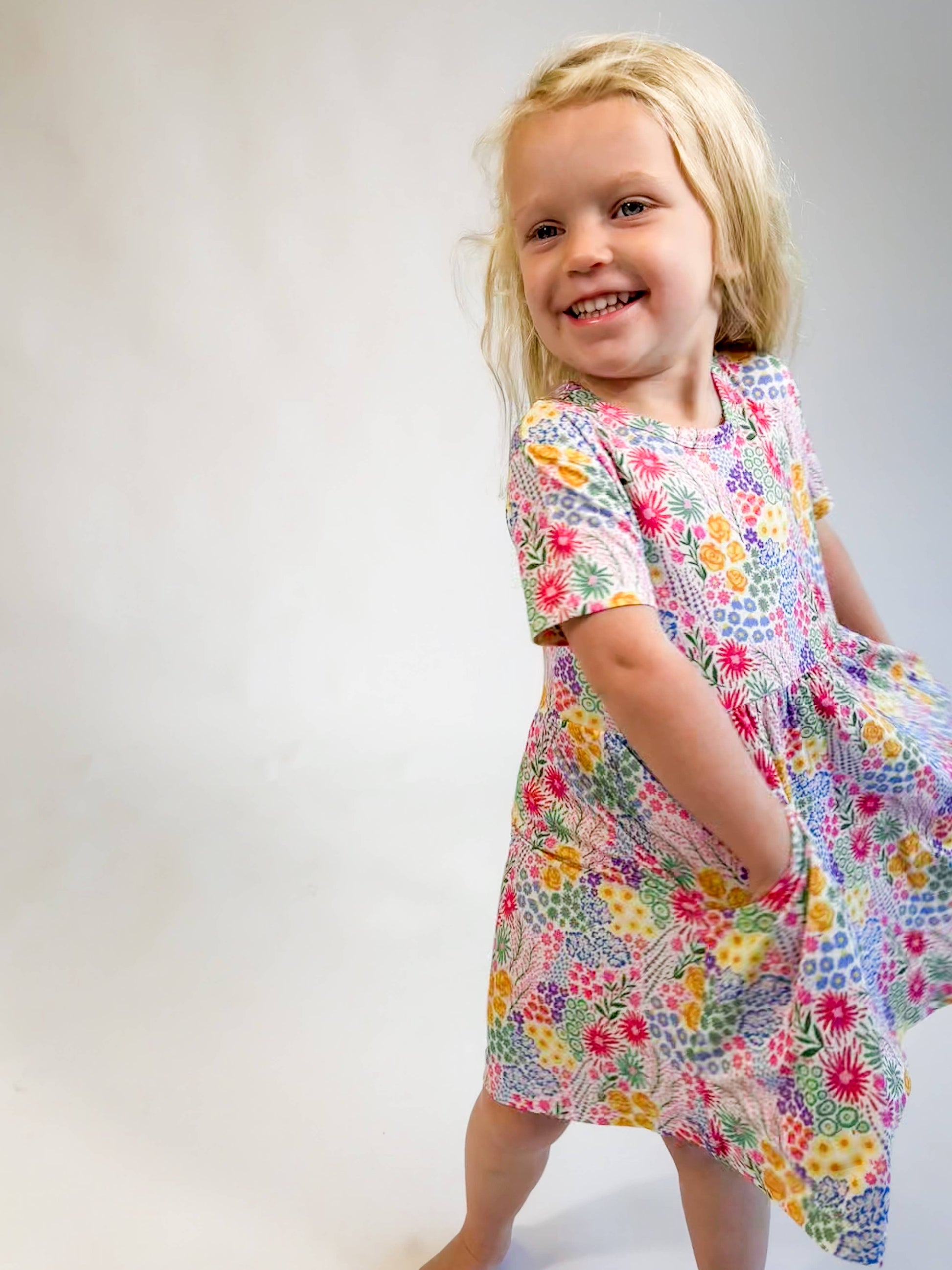 Pocket Dress Collection - 3/4 Sleeve, Short Sleeve, and Sleeveless Styles - BAY WINDOW
