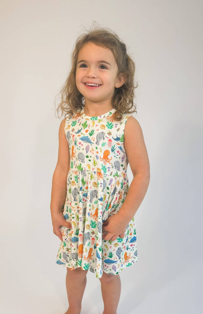 Pocket Dress Collection - 3/4 Sleeve, Short Sleeve, and Sleeveless Styles - BAY WINDOW