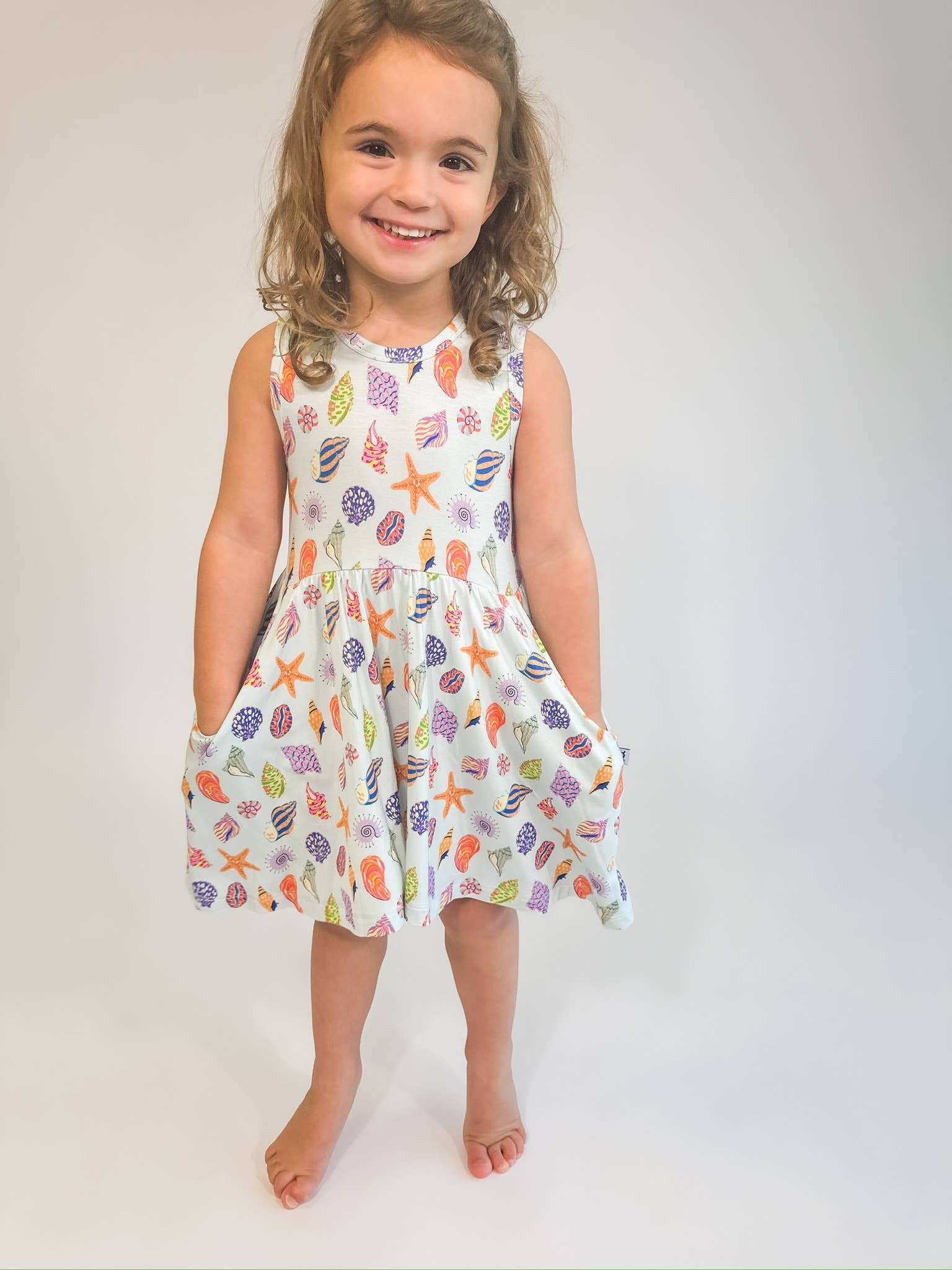 Pocket Dress Collection - 3/4 Sleeve, Short Sleeve, and Sleeveless Styles - BAY WINDOW