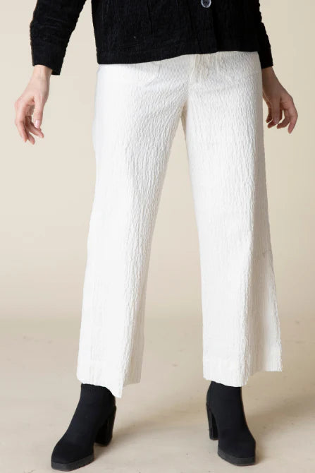 Rustic Stretch Corduroy Patch Pocket Ankle Pant - BAY WINDOW