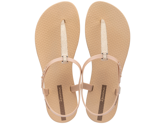 Ipanema Class Classy Sandal Fem - Beige/Gold - BAY WINDOW