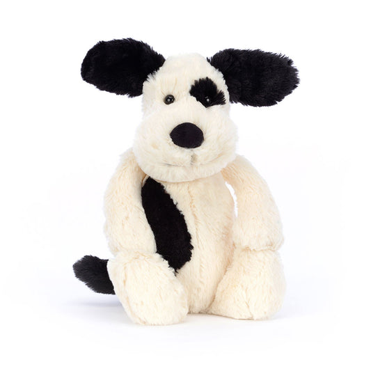 Bashful Black & Cream Puppy - Original - BAY WINDOW