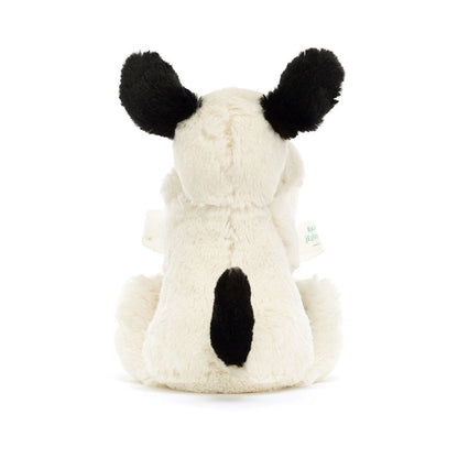 Bashful Black & Cream Puppy Soother - BAY WINDOW
