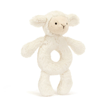 Bashful Lamb Ring Rattle - BAY WINDOW