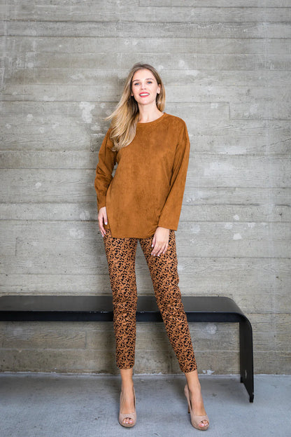 Adi Stretch Suede Top - BAY WINDOW