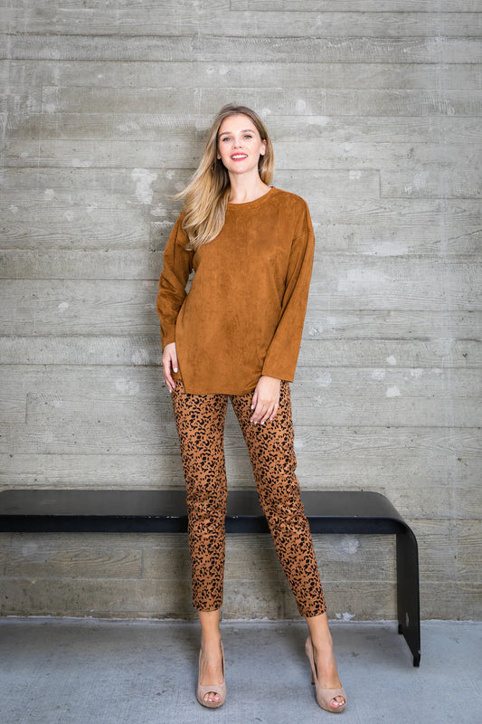 Adi Stretch Suede Top - BAY WINDOW