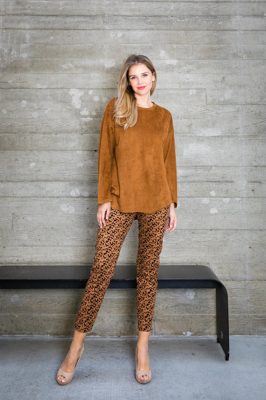 Adi Stretch Suede Top - BAY WINDOW