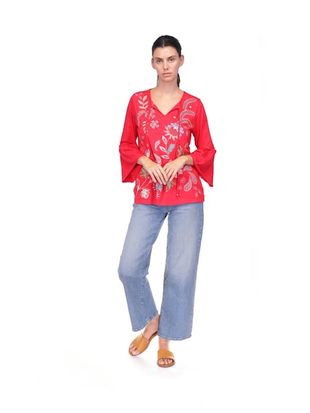 Ruffle Sleeve T-Shirt - Freyde - BAY WINDOW