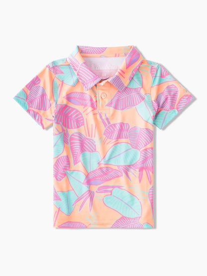 The Lil Posh Palms (Toddler Performance Polo)