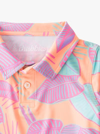 The Posh Palms (Boy's Performance Polo) - BAY WINDOW