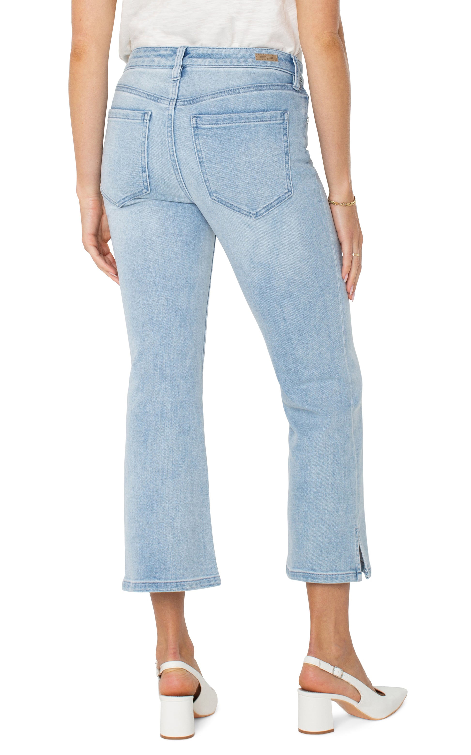 Hannah Cropped Flare w/ Slit Hem - Clarkdale - BAY WINDOW