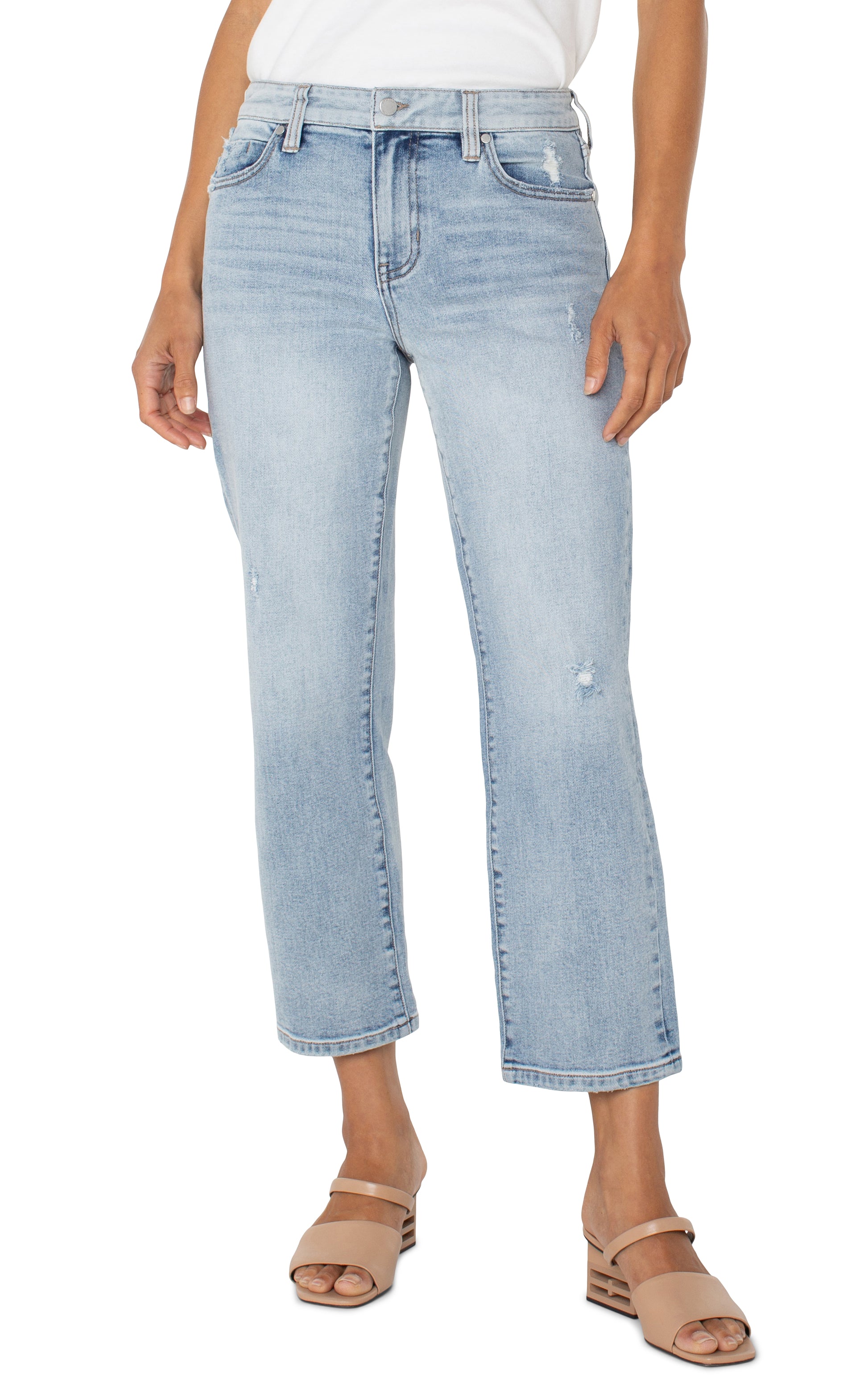 Liv Blocked Non-Skinny Skinny - South Beach - BAY WINDOW